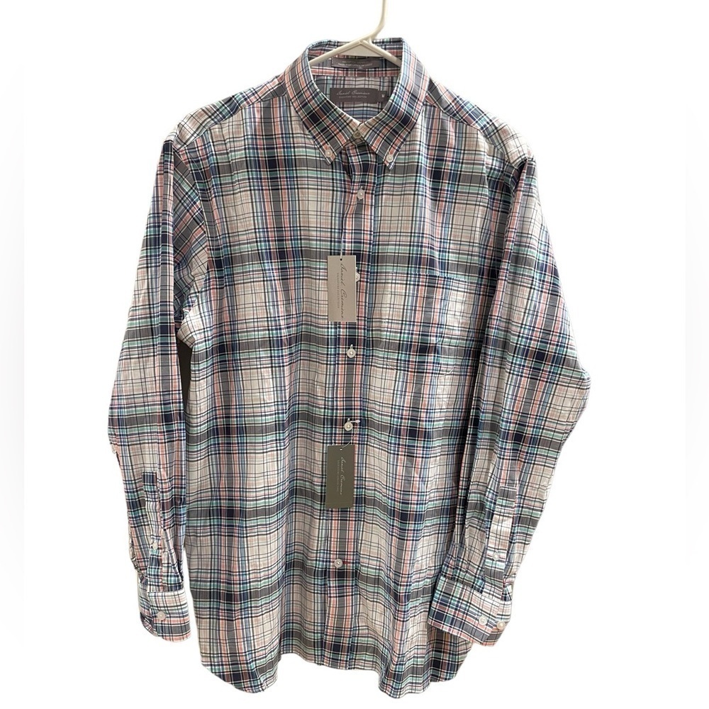 NWT - Daniel Cremieux Signature Label Plaid Button Down